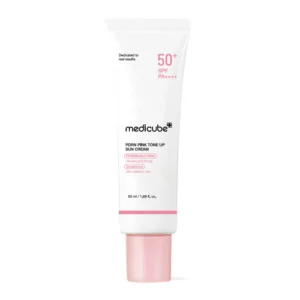 0000_0_b99128a1-5208-42ee-a92d-982cc9f78d2e.webp MEDICUBE PDRN Pink Tone Up Sunscreen SPF50+ PA++++ 50ml
