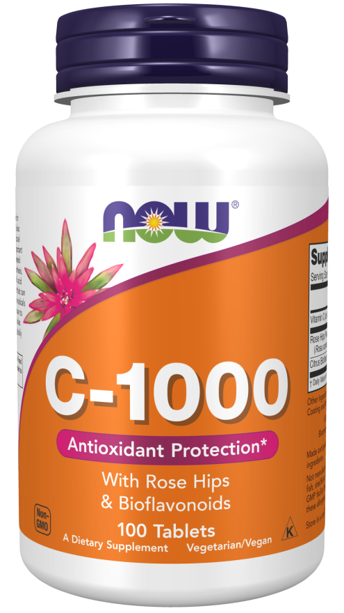 0685_mainimage.png NOW FOODS Vitamin C-1000 Complex Buffered 100 Tablets