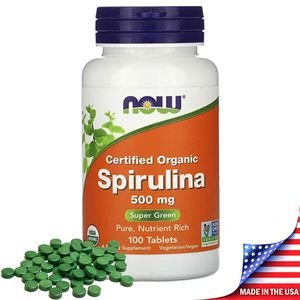 1-1.jpg Now Foods Spirulina 500mg 100 tablets