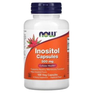 1-12.jpg NOW Foods, Capsules d’inositol, 500 mg, 100 capsules