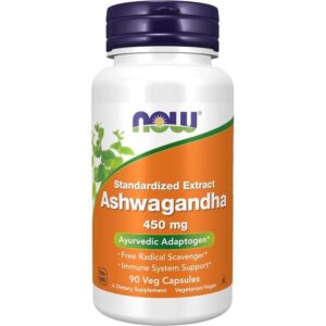 1-14.jpg NOW Foods, Ashwagandha, Extrait standardisé, 450 mg, 90 capsules