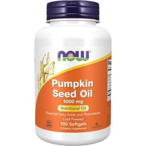 1-2-1.jpg Now Pumpkin Seed Oil 1000 mg 100 softgels