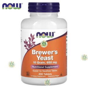 1-2-2.jpg Now Brewers Yeast, 200 Tablets, 650 mg