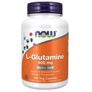 1-6-1.jpg Now Foods L-Glutamine 500 mg 120 Veg Capsules