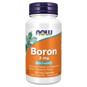 1-9.jpg NOW , Boron 3 mg, 100 Veg Capsules