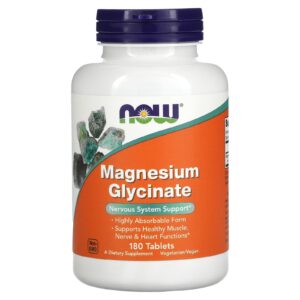 1e002ec8ea79b439821c32156d3e6019.jpg Now Glycinate de magnésium, 180 comprimés