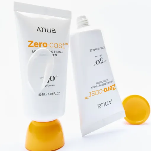 32b3188fff84c0b92d0d93f2a92f6c23.webp ANUA ZERO CAST MOISTURIZING FINISH SUNSCREEN SPF50+ PA+50ML