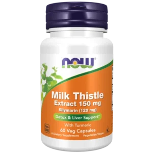 4735_mainimage.webp NOW Foods Milk Thistle Extract 150 mg Silymarin (120 mg) – 60 Veg Capsules
