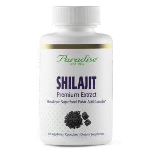 51aGpqKLllL._UF10001000_QL80_-1.jpg Paradise Herbs Shilajit Premium Extract, 250 mg, 60 Vegetarian Capsules