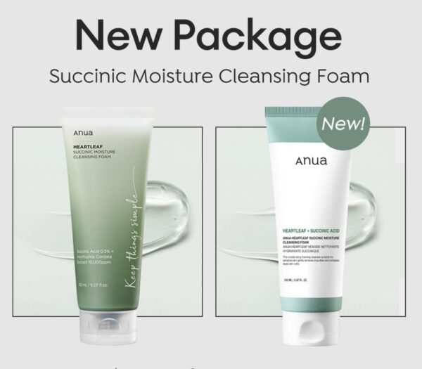 5965.jpg Anua – Heartleaf Succinic Moisture Cleansing Foam 150 ml