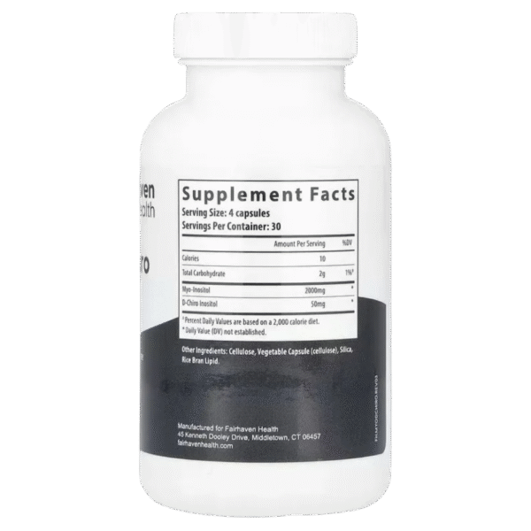 68543.970.png Fairhaven Health, Myo-Inositol, 120 capsules