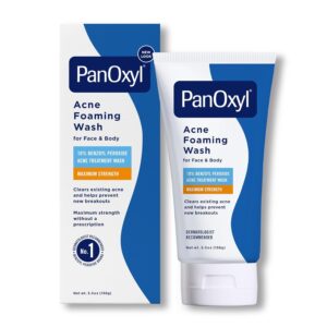 719hqT1t0KL._SL1500_.jpg PanOxyl Acne Foaming Wash Benzoyl Peroxide 10% Maximum Strength 156g