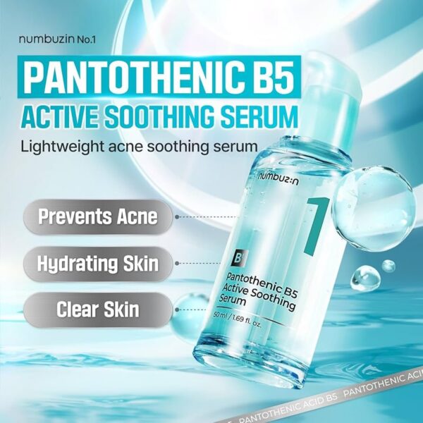 71bqKZ2L7JL._UF8941000_QL80_.jpg Numbuzin No.1 Pantothenic B5 Active Soothing Serum 50ml