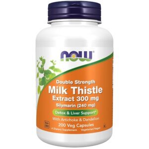71xnE-bjNDL._UF10001000_QL80_.jpg NOW Milk Thistle Extract, Double Strength 300 mg 100Veg Capsules