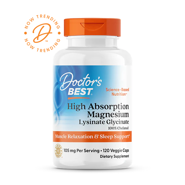 753950005655-Trending.webp Doctor’s Best High Absorption Magnesium, Lysinate Glycinate 120 Veggie Caps