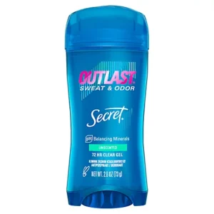 Secret Outlast Clear Gel Deodorant 73g UNSCENTED