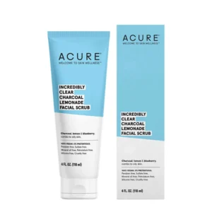 AcureLemonadeCharocalFaceScrub-1000x1000-1.webp Incredibly Clear Charcoal Lemonade Facial Scrub 118ml – ACURE