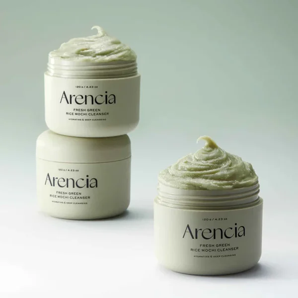 Arencia_FreshGreenRiceMochiCleanser_Photo2.webp Arencia Fresh Green Rice Mochi Cleanser 120g