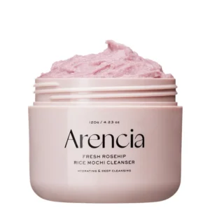 Arencia_FreshRosehipRiceMochiCleanser_Packshot_7a70777d-a662-4a67-9d74-fd8bbffffebd.webp Arencia Fresh Rosehip Rice Mochi Cleanser 120g