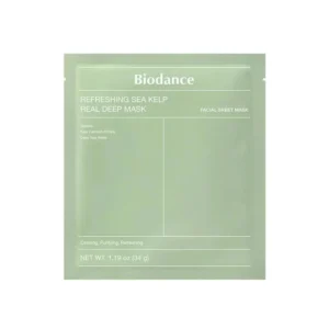 Biodance-Refreshing-Sea-Kelp-Real-Deep-Mask-K-Beauty-World.webp Biodance REFRESHING SEA KELP REAL DEEP MASK 1 Mask
