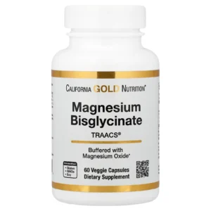 California-Gold-Nutrition-Magnesium-Bisglycinate-Formulated-with-TRAACS-200-mg-60-Veggie-Capsules-100-mg-per-Capsule_fe45995a-6ffe-489c-8a84-e03c91146abd.0fd63941f5195c072526d14f888dec18.webp California Gold Nutrition Magnesium Bisglycinate 60 Veggie Capsules Formulated with TRAACS®