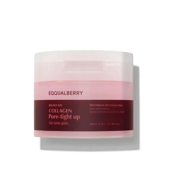 Eqqualberry Collagen Pore Tight Up Gel Toner Pads 140ml