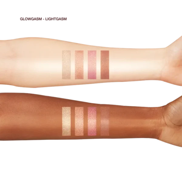 LIGHTGASM-ARM-SWATCHES.webp CHARLOTTE TILBURY – GLOWGASM FACE PALETTE LIGHTGASM