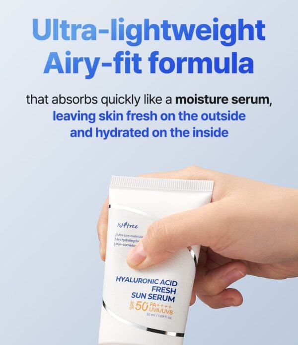 Isntree Hyaluronic Acid Fresh Sun Serum SPF 50+ PA++++ 50ml