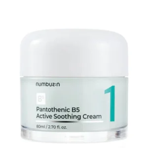 Product-page-sizes_f57ed6be-7884-4e5d-86fe-f6698ba664ed.webp Numbuzin – No.1 Pantothenic B5 Active Soothing Cream – 80ml