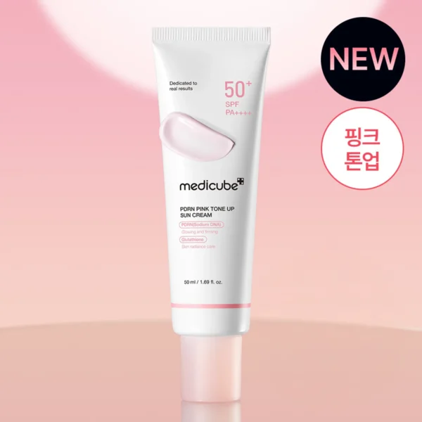 MEDICUBE PDRN Pink Tone Up Sunscreen SPF50+ PA++++ 50ml