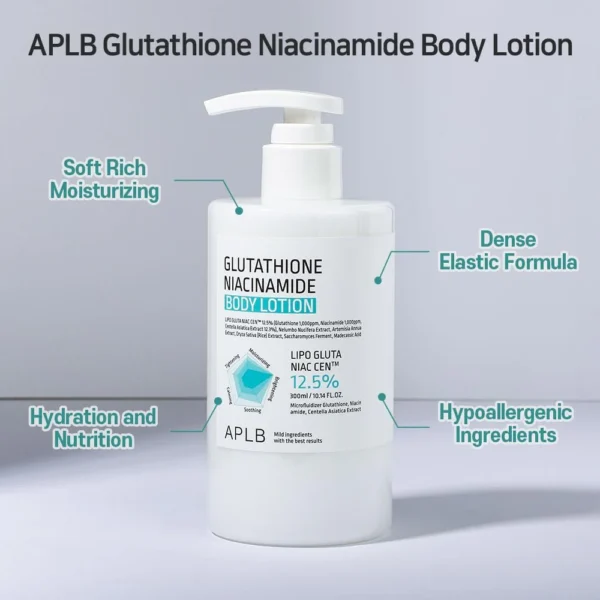 APLB Glutathione Niacinamide Body lotion 300ml