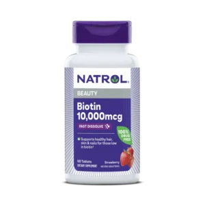 biotinFD10000.webp NATROL | BIOTIN BEAUTY 10000 MCG 60 Tablets