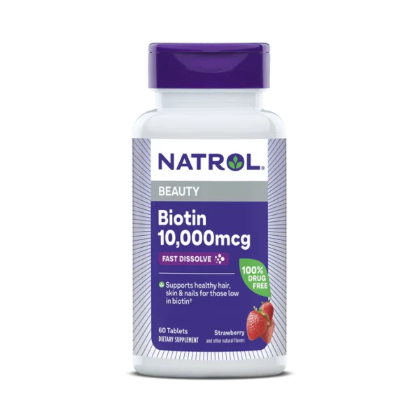 biotinFD10000.webp NATROL | BIOTIN BEAUTY 10000 MCG 60 Tablets