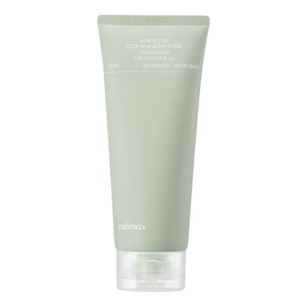 celimax-ji-woo-gae-cica-bha-acne-foam-cleansing-150ml-UK-PURESEOUL-KBeauty-shop.webp Celimax Ji Woo Gae Cica Bha Acne Foam Cleansing 150ml