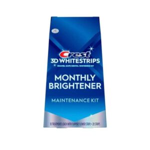 crest-crest-3d-whitestrips-monthly-brightener-kit-maintenance-10-traitements-dentaire.jpg CREST 3D WHITESTRIPS MONTHLY BRIGHTENER KIT MAINTENANCE 10 TREATMENTS (60MIN)