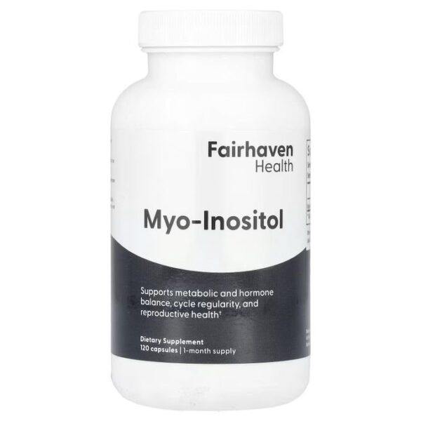d293f1ba5452c3519426d678d45cea25.jpeg Fairhaven Health, Myo-Inositol, 120 capsules