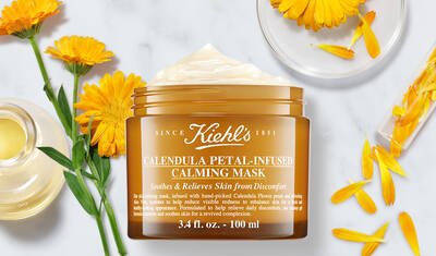 did-you-know-kiehls-calendula-mask-desk.jpg KIEHL’S Calendula Petal-Infused Calming Mask 100ml