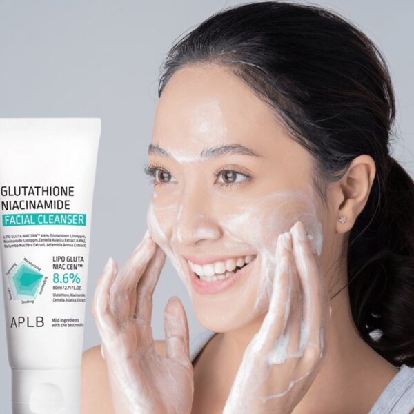 glutathione-niacinamide-facial.jpg APLB Glutathione Niacinamide Facial Cleanser 80ml