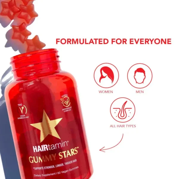 hairtamin-gummies-stars-2.webp HAIRTAMIN – Gummy Stars 60 Gummies