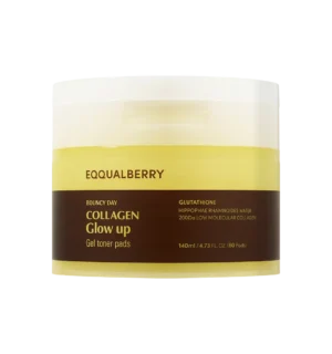 i0xlvh7c3r8oqvo7f2dk9weiv590.webp Eqqualberry Collagen Glow Up Gel Toner Pads 140ml