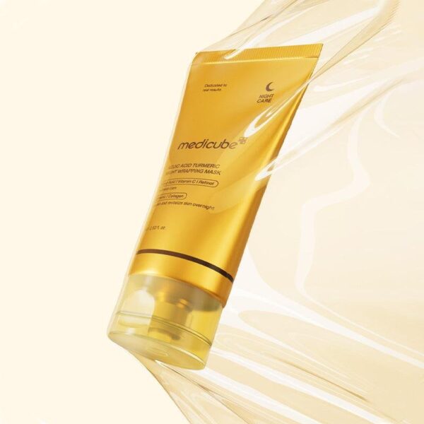 MEDICUBE KOJIC ACID TURMERIC NIGHT WRAPPING MASK 75 ML