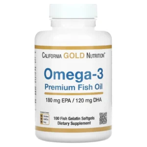 omega3-1.webp California Gold Nutrition – Omega-3 Premium 100 Comprimés Fish Oil