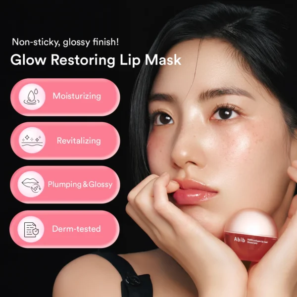 Abib PDRN collagen lip mask Glazed jelly