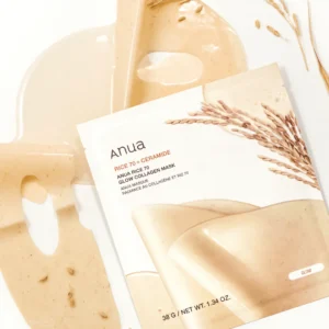 rn-image_picker_lib_temp_d43158ca-fdb2-4820-916f-bbf4b7a661cd.webp ANUA – Rice 70 + Ceramide Glow Collagen Mask