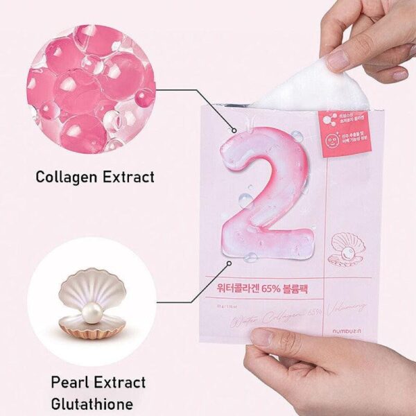 s-l1200-6.jpg Numbuzin No.2 Water Collagen 65% Voluming Sheet Mask