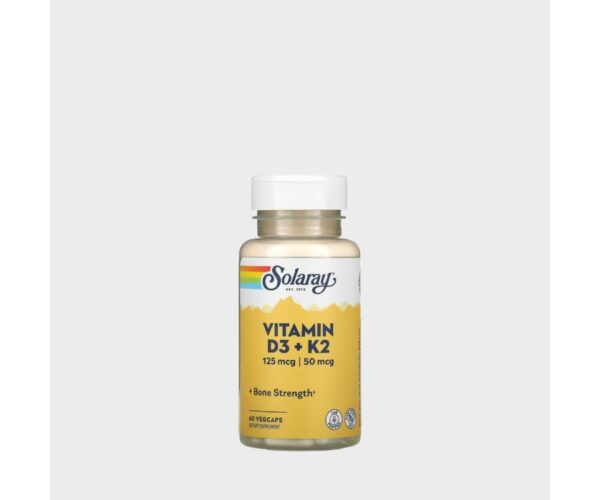 vitamine-d3-k2-60-veg-capsules-solaray.jpg Solaray Vitamine D3 + K2 125mcg/50mcg 60 Veg Capsules
